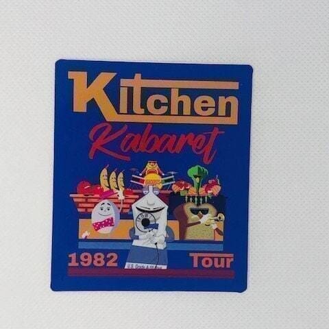 1982 Kitchen Kabaret Retro Tour WDW Orlando Decal Sticker - Deep Dive Threads