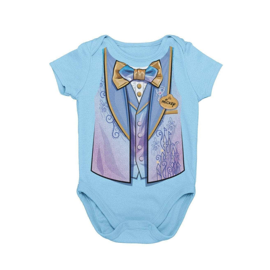 50th Anniversary Theme Park Baby Costume | WDW Cast Baby Cosplay | Halloween Character Vest Custom Printed Graphic Bodysuit | Orlando MNSSHP - Deep Dive Threads