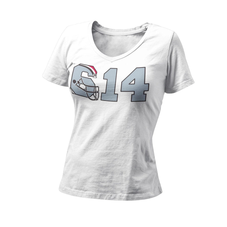 614 Columbus Football Pride Women's T-Shirt - Deep Dive Threads
